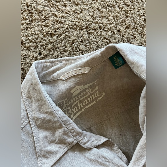 Tommy Bahama Linen L/S shirt sz. XL - Picture 4 of 4